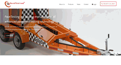 Desktop Screenshot of pavetesting.com