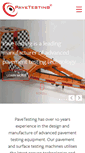 Mobile Screenshot of pavetesting.com
